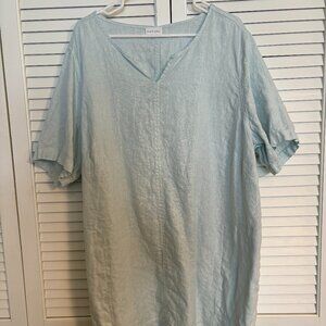 J.Jill Linen Blend Short Dress